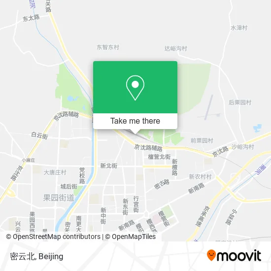 密云北 map