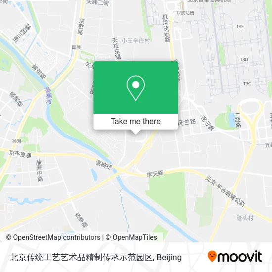 北京传统工艺艺术品精制传承示范园区 map