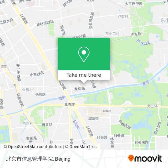 北京市信息管理学院 map