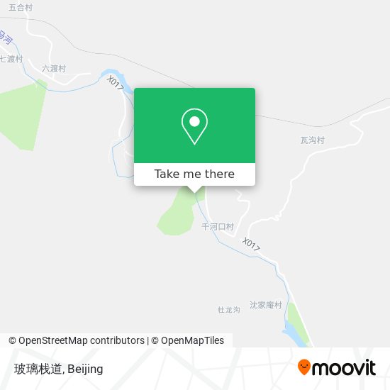 玻璃栈道 map