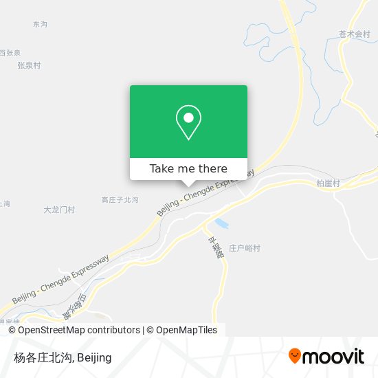 杨各庄北沟 map