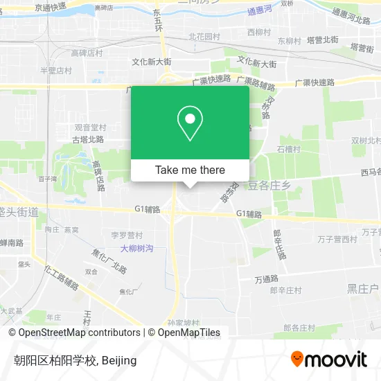 朝阳区柏阳学校 map