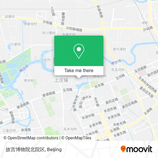 故宫博物院北院区 map