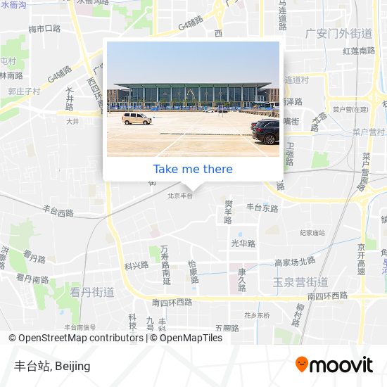 丰台站 map