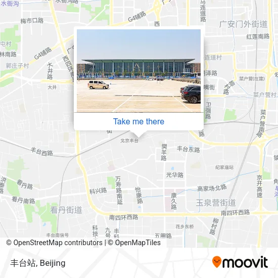 丰台站 map
