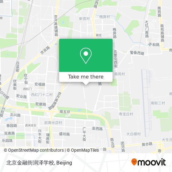 北京金融街润泽学校 map