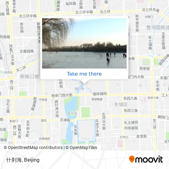 什刹海 map