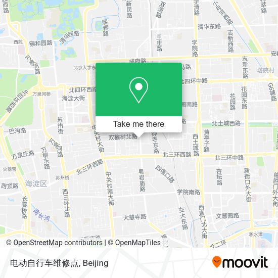 电动自行车维修点 map