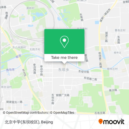 北京中学(东坝校区) map