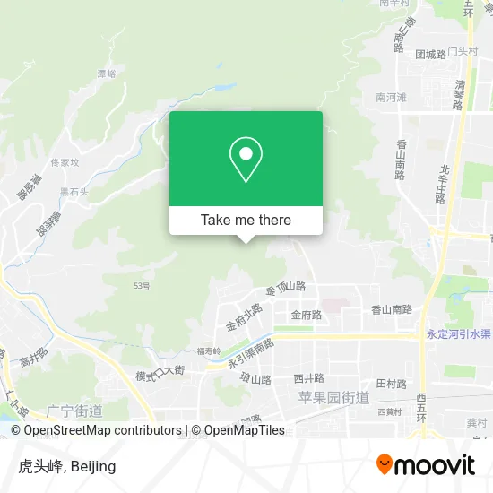 虎头峰 map