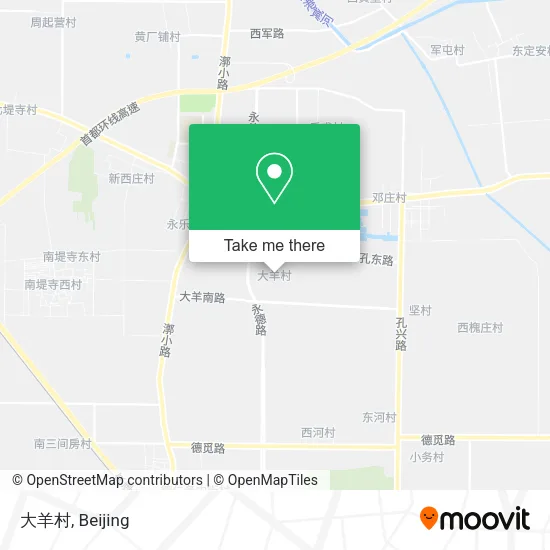 大羊村 map