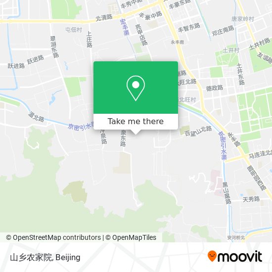 山乡农家院 map