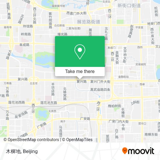 木樨地 map