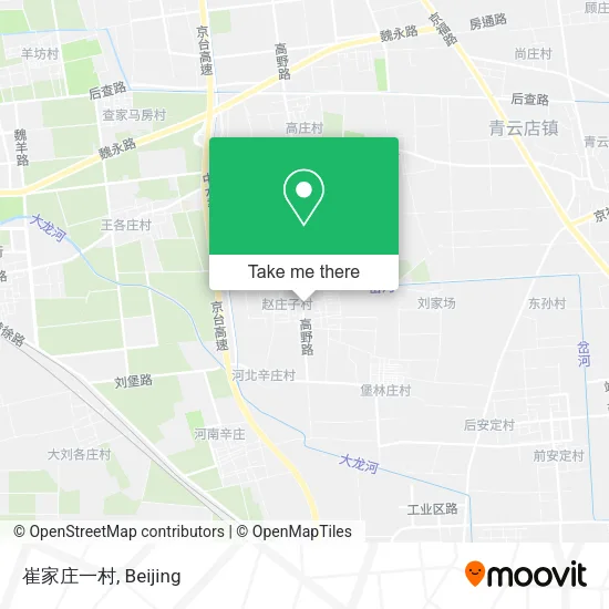 崔家庄一村 map