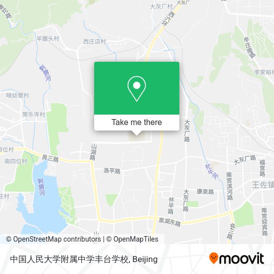 中国人民大学附属中学丰台学校 map