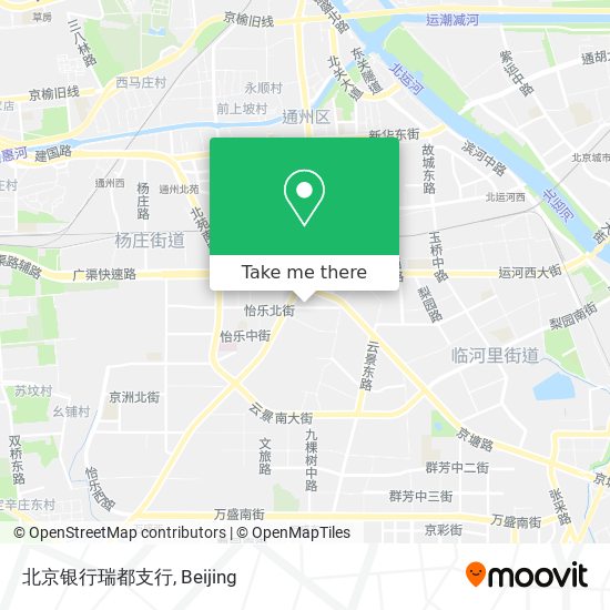 北京银行瑞都支行 map