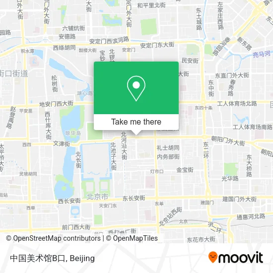 中国美术馆B口 map