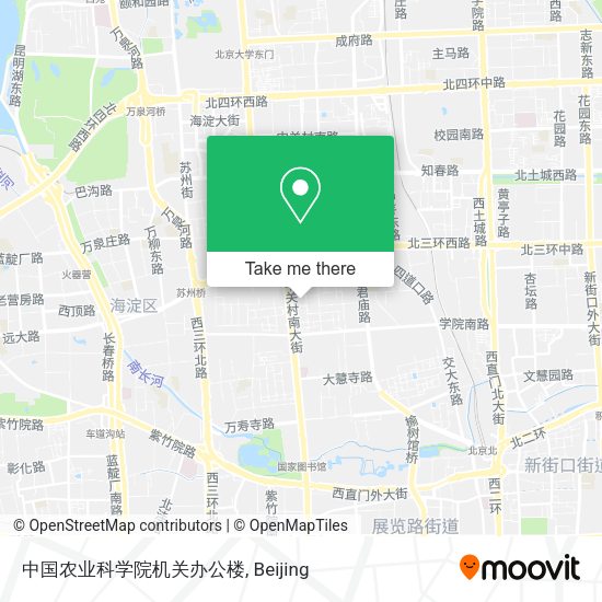 中国农业科学院机关办公楼 map