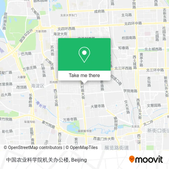 中国农业科学院机关办公楼 map