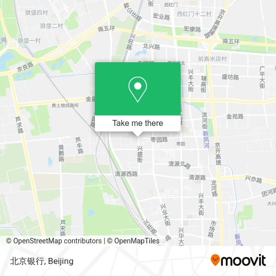 北京银行 map