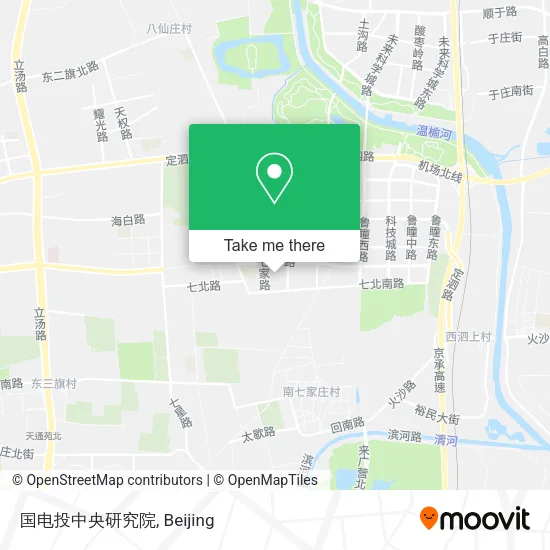 国电投中央研究院 map