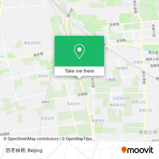 西枣林桥 map