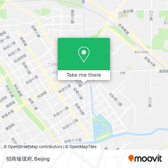 招商臻珑府 map