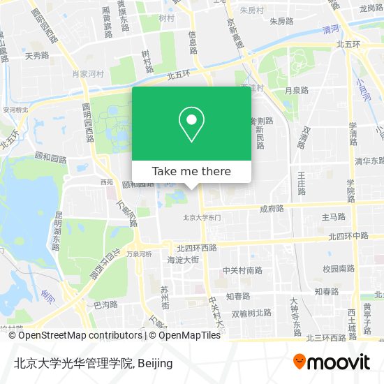 北京大学光华管理学院 map