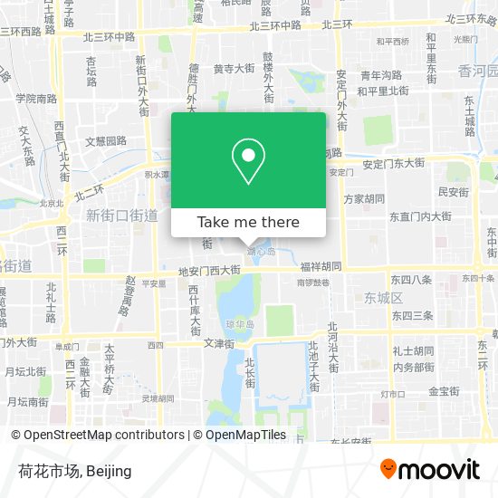 荷花市场 map