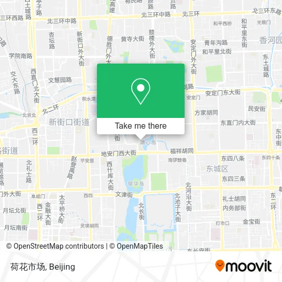 荷花市场 map