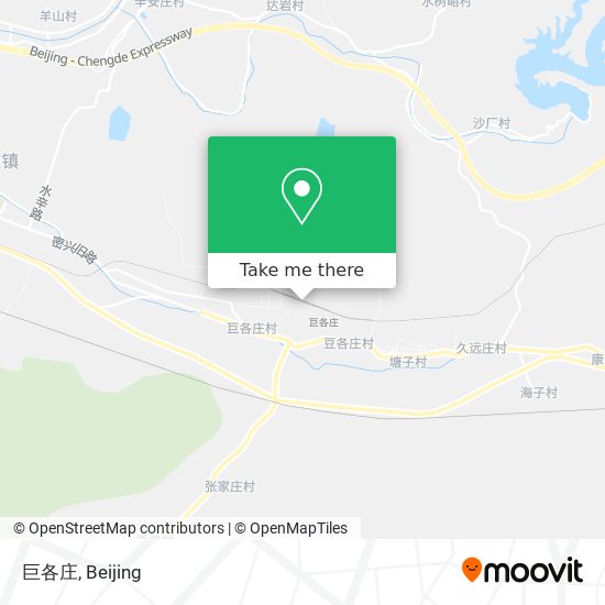 巨各庄 map