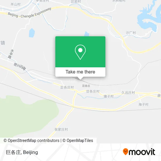 巨各庄 map