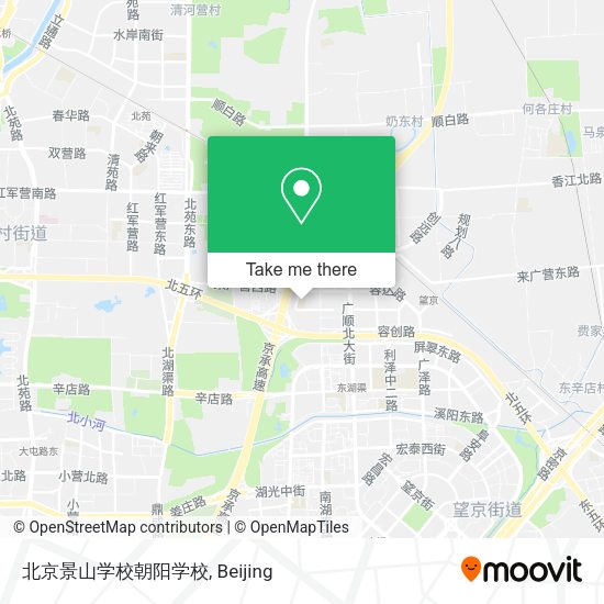 北京景山学校朝阳学校 map