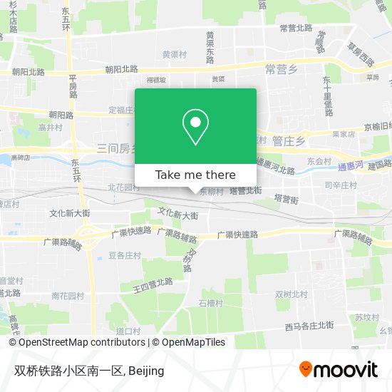 双桥铁路小区南一区 map