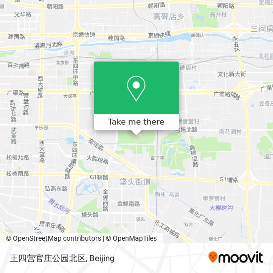 王四营官庄公园北区 map