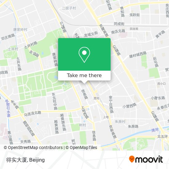 得实大厦 map