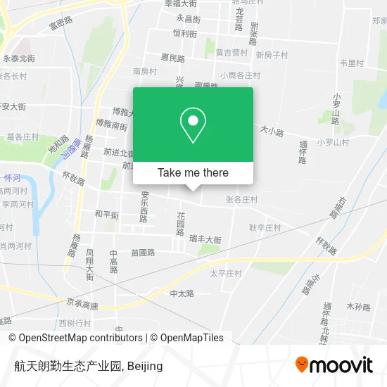 航天朗勤生态产业园 map