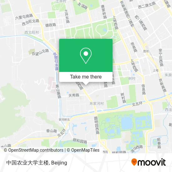 中国农业大学主楼 map