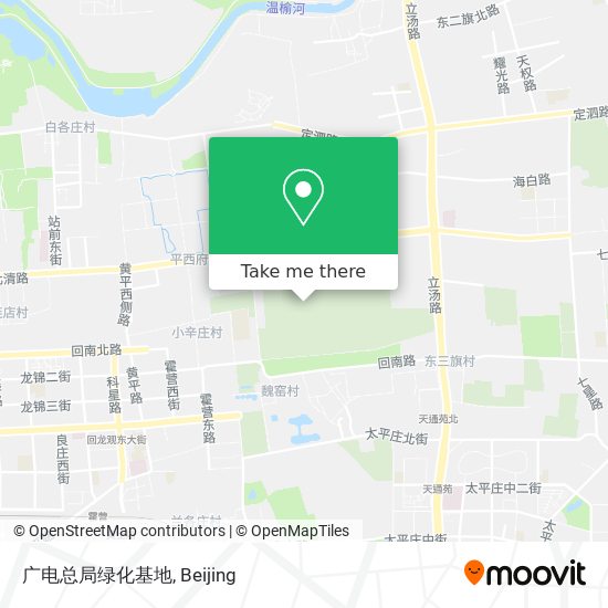 广电总局绿化基地 map