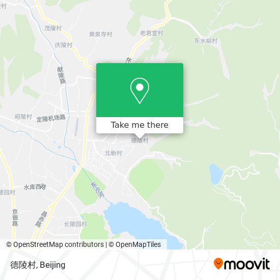 德陵村 map