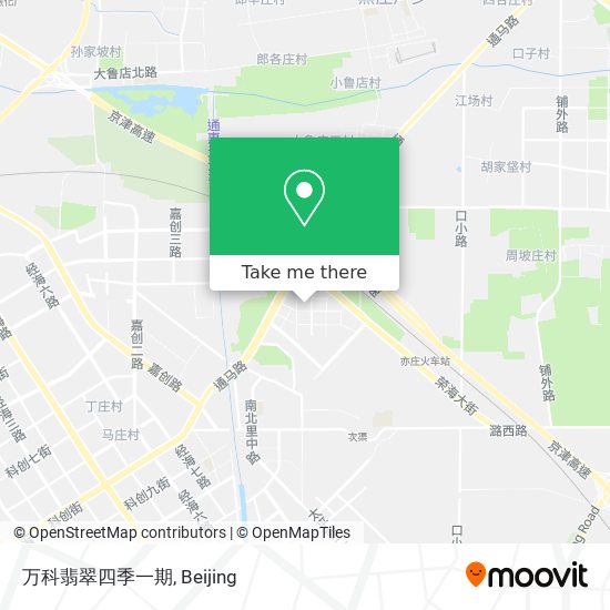 万科翡翠四季一期 map