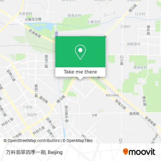 万科翡翠四季一期 map