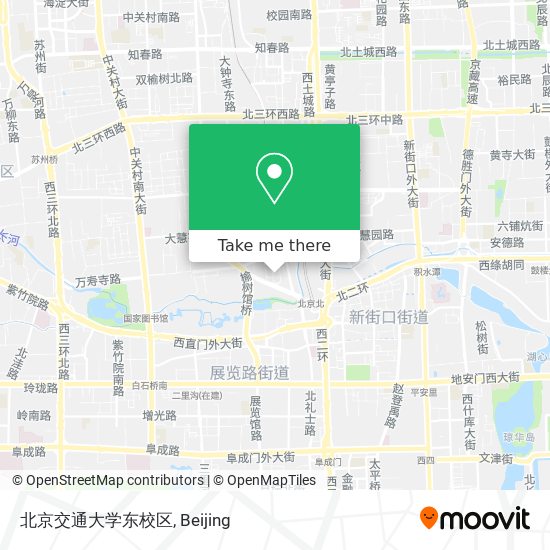 北京交通大学东校区 map