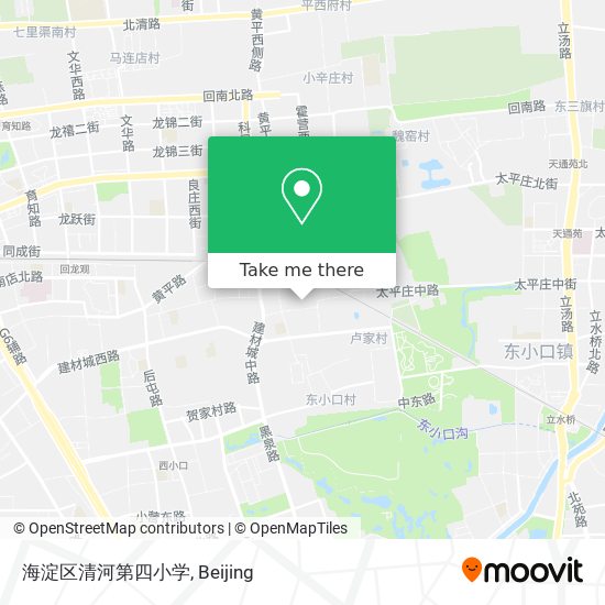 海淀区清河第四小学 map