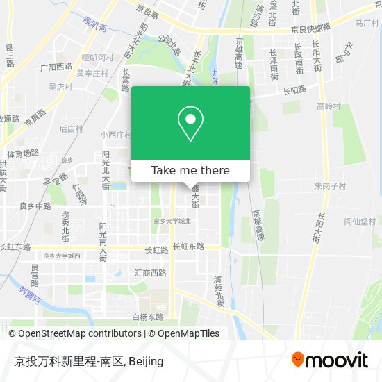 京投万科新里程-南区 map