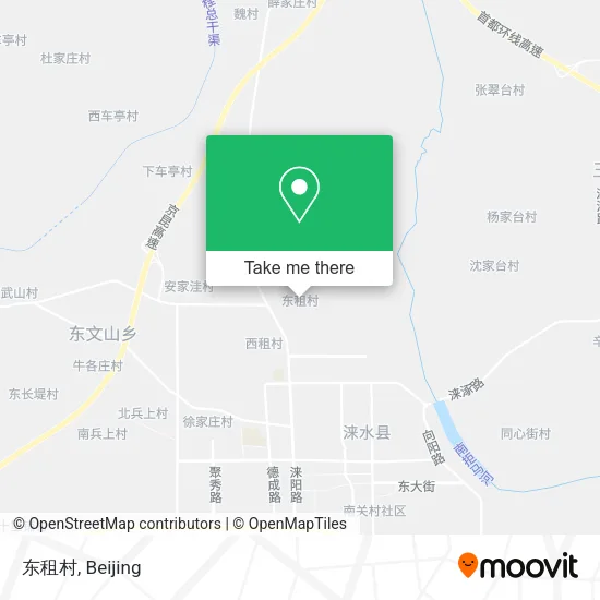 东租村 map
