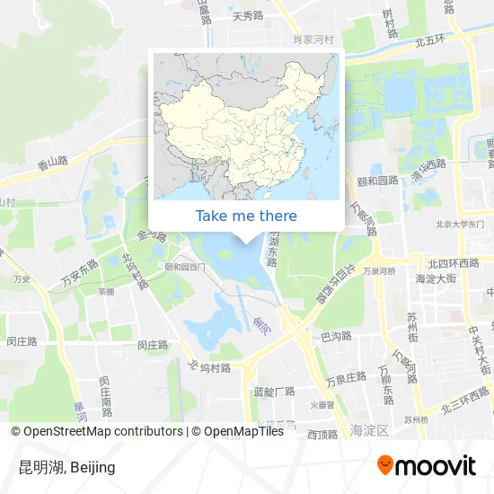 昆明湖 map