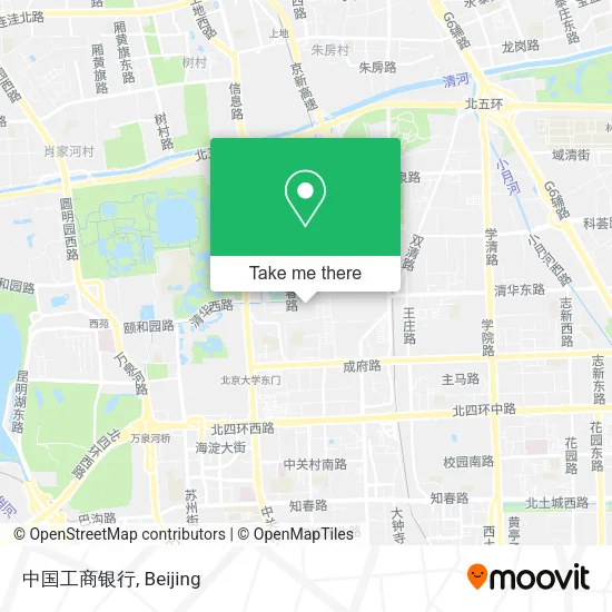 中国工商银行 map