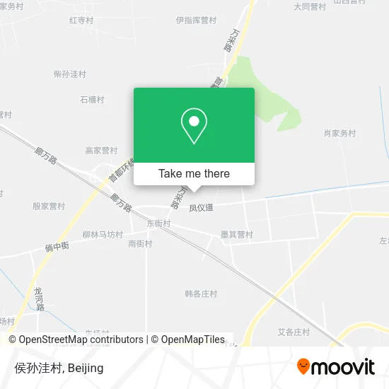 侯孙洼村 map