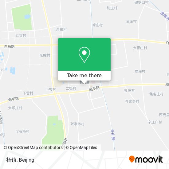 杨镇 map